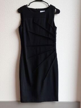 Classic Black Calvin Klein Dress - Sleeveless Cocktail Dress